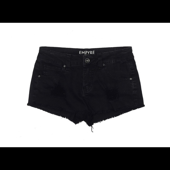 Empyre Pants - Empyre Jean Shorts Distressed Raw Hem Stretch Casual. Size juniors 3